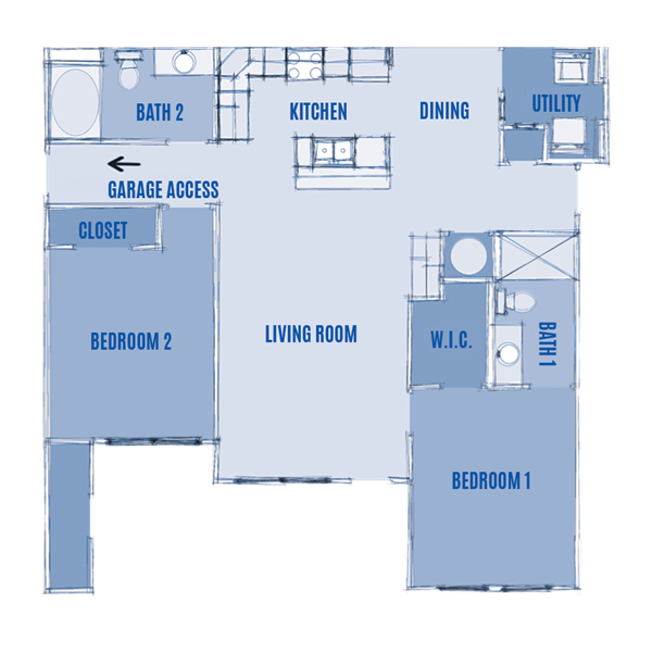 The BLVD at Hays Floor Plans